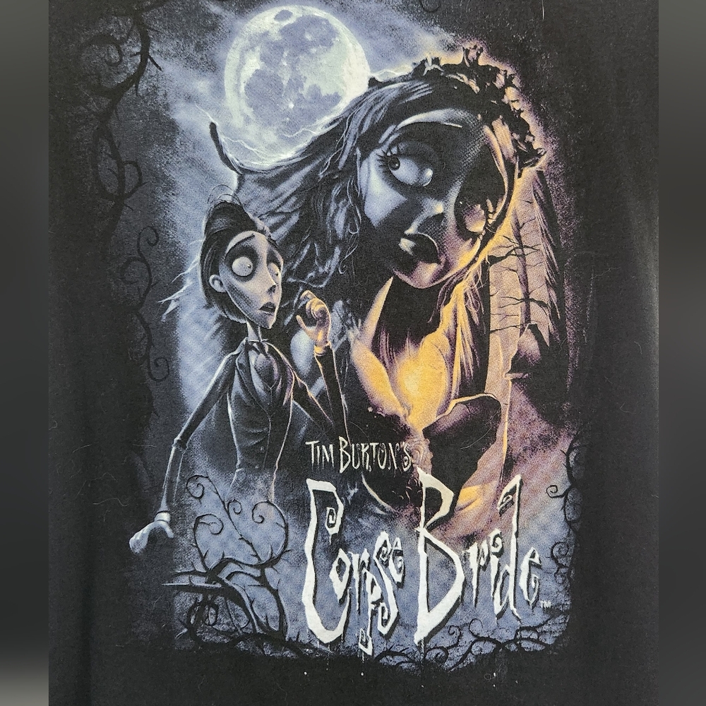 Corpse Bride Victor & Emily Women T-Shirt Size Small - Picture 5 of 9